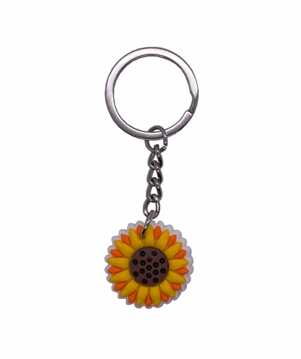 zonnenbloem sleutelhanger