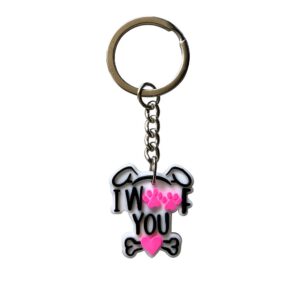 i woof you sleutelhanger