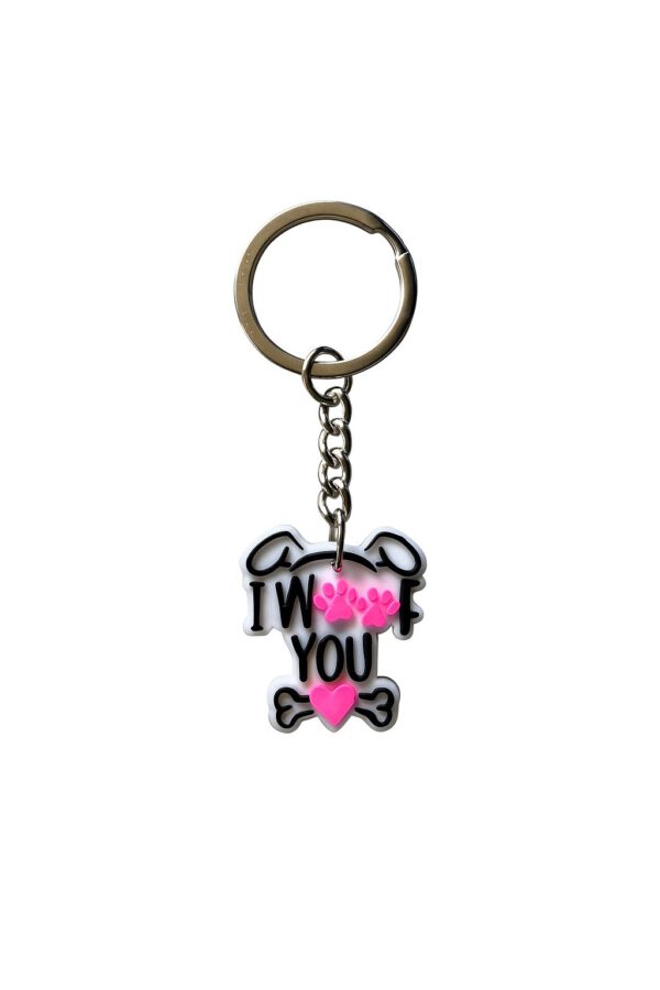 i woof you sleutelhanger