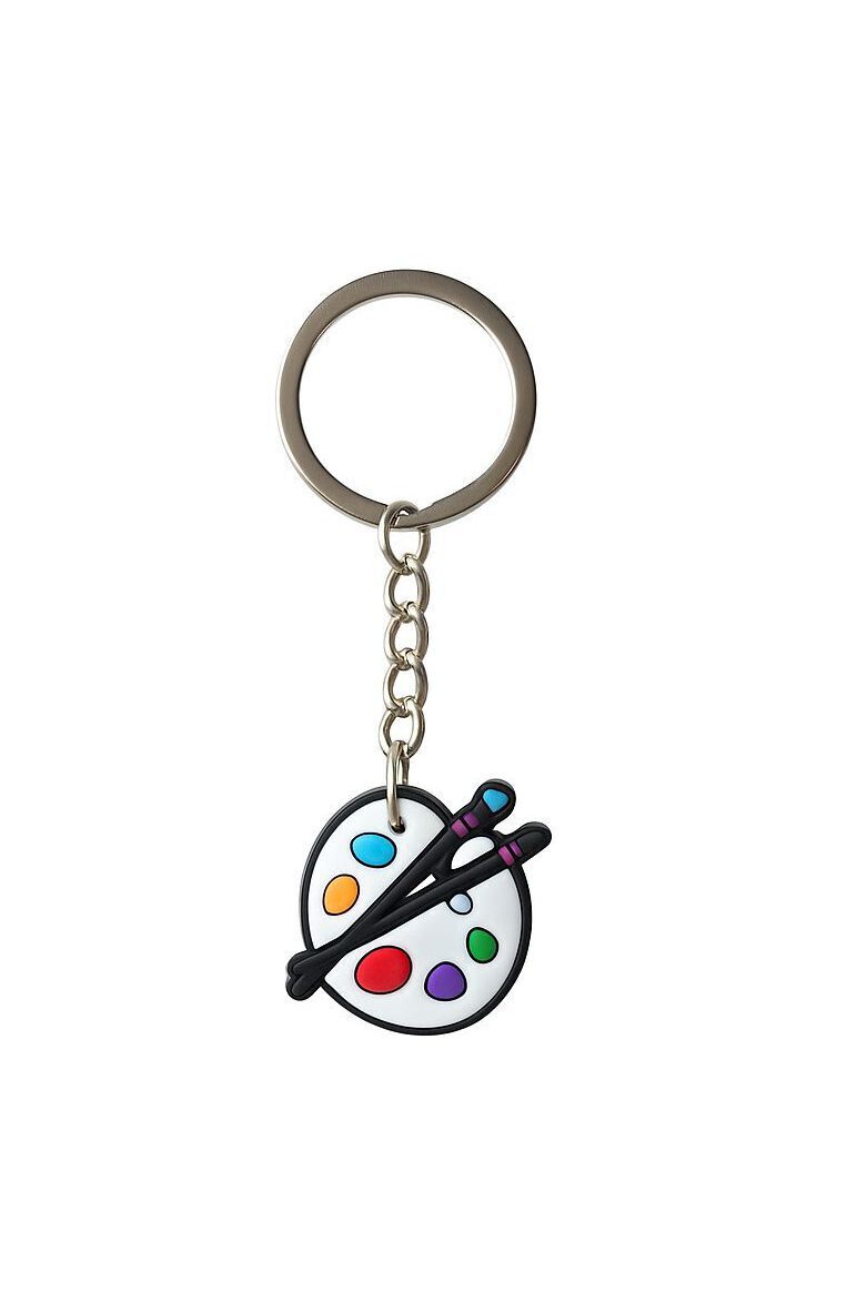 verfpalet sleutelhanger