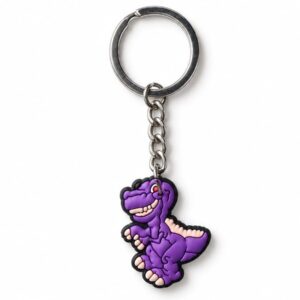 paarse dinosaurus sleutelhanger
